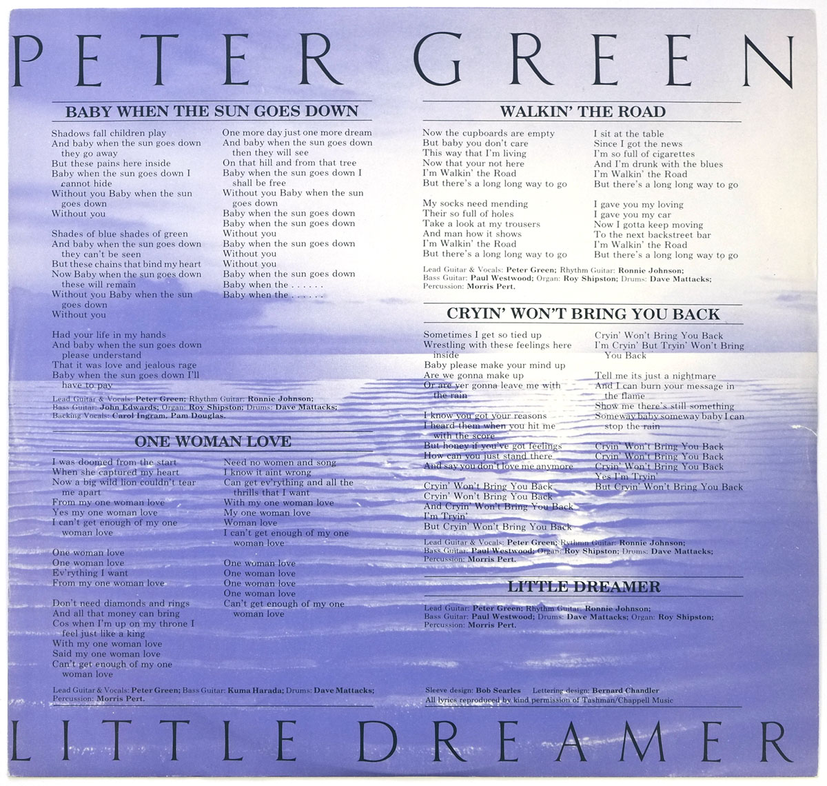 High Resolution Photo #3 PETER GREEN Little Dreamer 